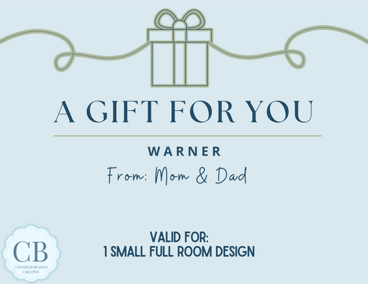 Small Finishing Touches Design Gift Card