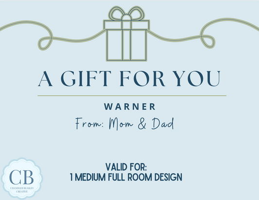Medium Finishing Touches Design Gift Card